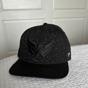 Washington Capitals Black Speckled SnapBack.